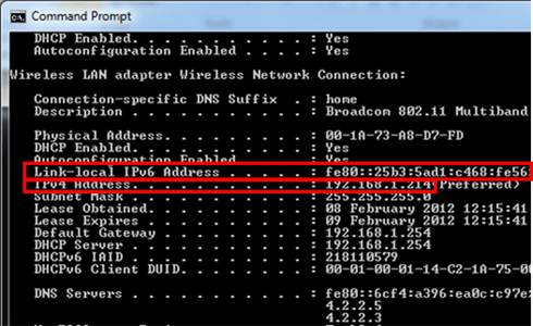 How to Find IP Address 