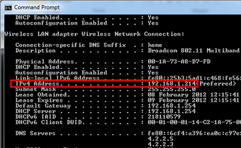 How to find the IP address on Windows 8 or 8.1