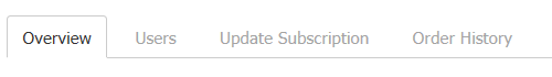 Select the Update Subscription tab