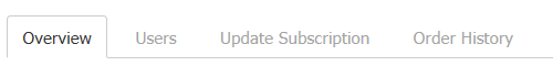 Select the Update Subscription tab