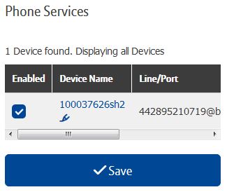 List of devices that can be used with Phone Services
