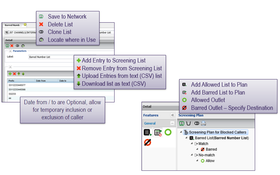 an image of the settings available in a meeting