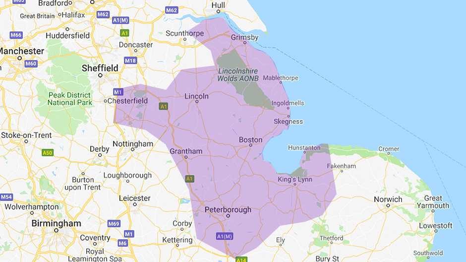 Areas we cover - Lincoln