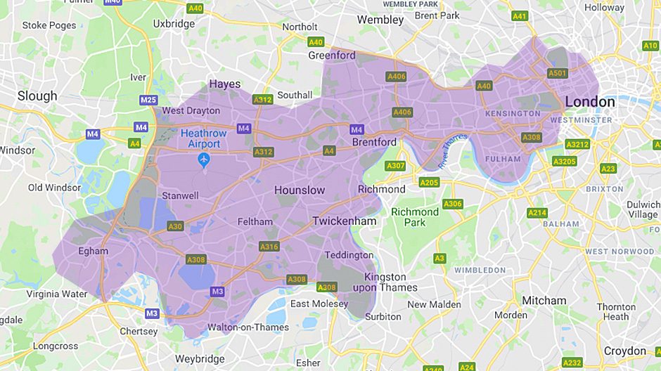 Areas we cover - London West