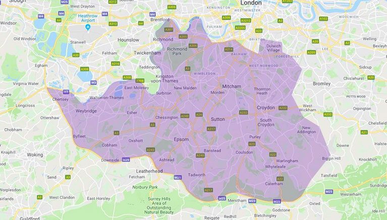 Areas we cover - Greater London South West